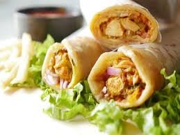Chicken paratha roll
